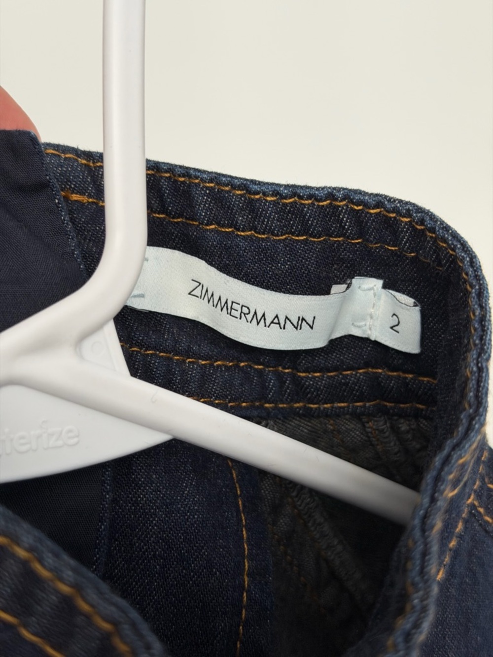 Zimmermann LUNA DENIM CAPELET - Picture 6 of 8